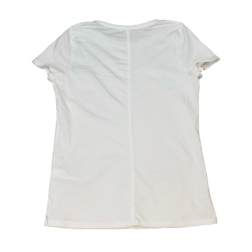 Madewell Essential Slim Tee XXS White 100% Cotton Fitted Crewneck NWT Basic - Picture 7 of 9